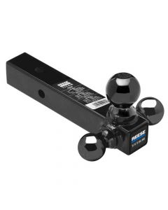 Titan Tri-Ball Trailer Hitch Ball Mount, (1-7/8 in. 2 in., 2-5/16 in. Trailer Hitch Balls), Fits 2.5 in.Receiver