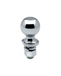 Trailer Hitch Ball, 2 in. Diameter, 3,500 lbs. Capacity, 3/4 in. Shank Dia, 1-9/16 in. Shank Length, Chrome