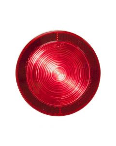 LED Stop/Turn/Tail, Single Diode w/ Reflex, 4 Round Red Tail Light