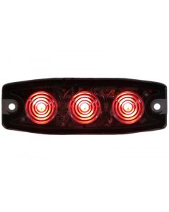 Red Ultra Thin 3.5 Inch LED Strobe Light