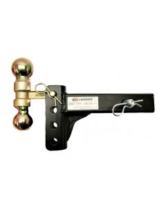 One Mount Adjustable, Dual-Ball Mount for 2 Inch Receivers