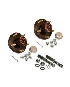 PRE-GREASED AXLE KIT - 2000# - 5 ON 4.5