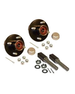 PRE-GREASED AXLE KIT - 2000# - 4 ON 4