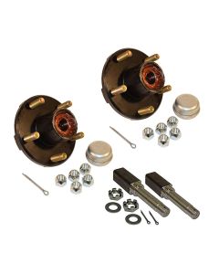 PRE-GREASED AXLE KIT - 2000# - 5 ON 4.5
