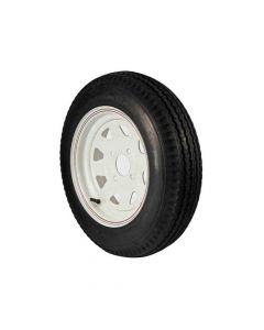 12 inch Trailer Tire and Spoked Wheel Assembly