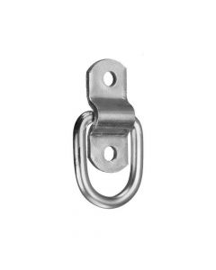 Buyers Products, 1/4 Inch Rope Ring With 2-Hole Mounting Bracket, Zinc Plated