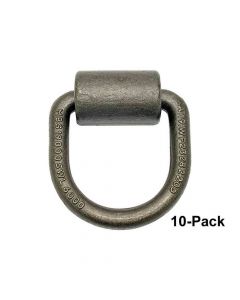 10-Pack Heavy Duty Weld-On Tie-Down Ring