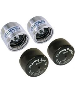 Bearing Buddy Stainless Steel Bearing Protectors (1.980" Diameter) with Bras - Pair