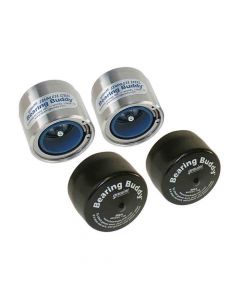 Bearing Buddy Stainless Steel Bearing Protectors with Auto Check and Bras - Pair - 1.980" Diameter