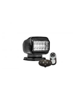 GOLIGHT GT Series Remote L.E.D. Spotlight - Black, Permanent Mount, Dual Wireless Remote