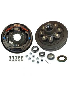 8-Bolt on 6-1/2 Inch Bolt Circle - 12 Inch Hub/Drum With Hydraulic Brake Assembly - Drivers Side