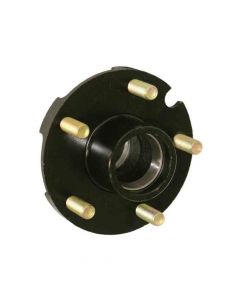 5-Bolt on 4-1/2" Studded Trailer Hub (Shorty - 3-1/2") for 1 Inch or 1-1/16 Inch Straight Spindles (BT-150A-02)