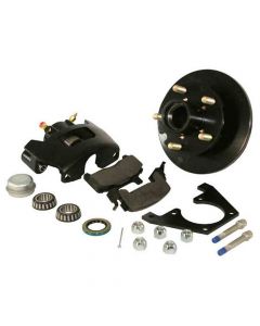 Reliable Hydraulic Disc Brake and Caliper Kit - Driver's Side