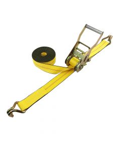 2 x 27  10,000 lb. Self Tensioning Ratcheting Tie-Down with J-Hooks - E-62027