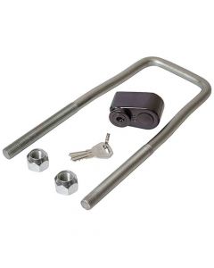 Spare Tire Carrier with Wheel Nut Lock
