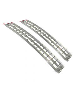 7 Feet x 12 Inches Arched Aluminum Loading Ramps