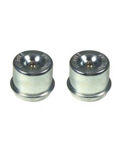Grease Caps with Zerk Fitting - Pair