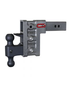 GEN-Y HITCH MEGA-DUTY, 2-1/2 Shank, 6 Drop, 21K Hitch & GH-061 Versa-Ball & GH-062 Pintle Lock