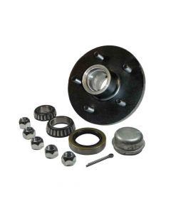 Trailer Hub Assembly 5 on 5" Bolt Circle, 1,750lb Capacity for 1-3/8" To 1-1/16" Tappered Spindle for 3,500 lb. Axle