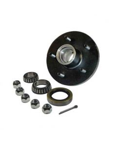 Trailer Hub Assembly 5 on 5" Bolt Circle, 1,750lb Capacity for 1-3/8" To 1-1/16" Tapered Spindles for 3,500 lb. Axle (H-1000-03-EZ)