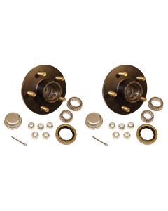 HUB ASSEMBLY-5-BOLT/STUDDED - PAIR