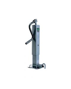 Bulldog Square Tube Trailer Jack - 12,000 lbs. Support Capacity, Topwind, 12-1/2 Inch Travel - Non Spring Return