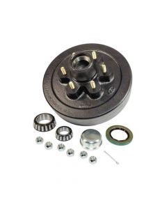 Trailer Hub and Drum Assembly  6 on 5-1/2" Bolt Circle, 3,000 lbs. Capacity for 1-3/4" To 1-1/4" Tapered Spindles