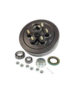 Trailer Hub and Drum Assembly 6 on 5-1/2" Bolt Circle, 3,000 lbs. Capacity for 1-3/4" To 1-1/4" Tapered Spindles