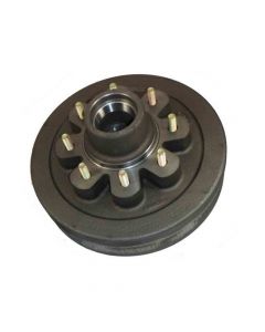 Trailer Hub And Drum, 8 On 6-1/2" Bolt Circle, 3,500 lb. Capacity For 1-3/4" To 1-1/4" Tapered Spindle (HD-1208-03) 9/16" Lugs