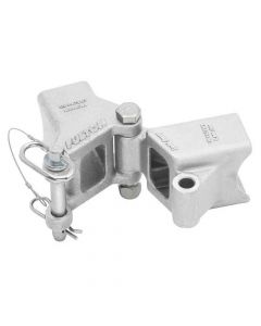 Pair of 5-Bolt On 4-1/2 Inch Hub Assembly - Includes (2) 1-1/16 Inch Straight Spindles & Bearings