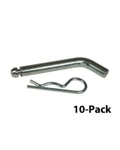 5/8 inch Extra Long Hitch Pin and Clip - 10-Pack - for 2-1/2 Receivers