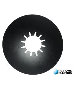 East Iowa Plastics - Fifth Wheel Graphite Lube Liner - 10" Diameter Pinbox Lube Plate - Made in USA