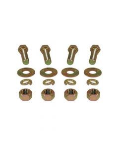 9/16 Inch Pintle Mount Bolt Kit - Set of 4 Bolts, Nuts, Washers