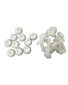 Plastic License Plate Nuts and Bolts