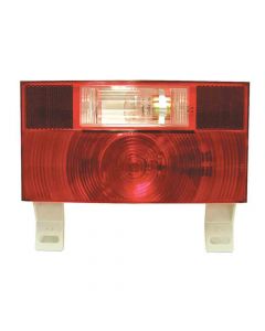 Peterson RV Stop/Turn/Tail Light with License Plate Bracket and Back-Up Light