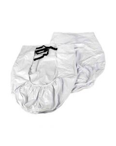 RV Wheel & Tire Protector Covers fit 27-29" Tires - Arctic White - Vinyl - Pair
