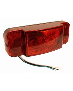 Optronics LED Combination Stop/Tail/Turn Light - Passenger Side, Black Base