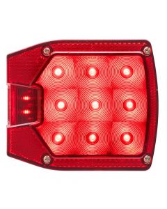 LED Combination Tail Light for Over/Under 80 Applications - With License Illuminator - Drivers Side