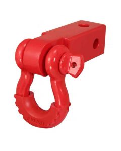 Red Tow Strap Shackle Mount for 2 Inch Receivers