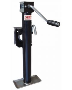 Ram Weld-On Bracket Swivel Trailer Jack - Side Wind - 2,000 lb. Capacity