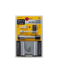 Anti-Theft Lock Kit fits 1-7/8" & 2" Ball Couplers - Fits Class III/IV Receiver Hitches - Keyed Alike Locks