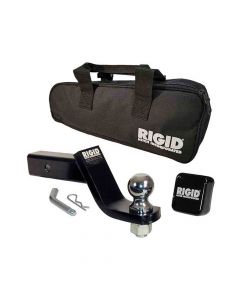 Rigid Hitch 2 5/16" Hitch Ball & Ball Mount Assembly with Storage Bag for 2" Receivers - 4" Drop - 9" Length