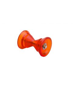 Stoltz Polyurethane Bow Stop Roller with Bell Ends, (ULT-435) - Fits 3" Wide Bow Stop Brackets with 1/2" Mounting Bolt - 4-1/4" Diameter Ends