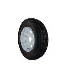 13 inch Trailer Tire and Spoked Wheel Assembly