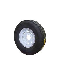 16 inch Trailer Tire and Spoked Wheel Assembly