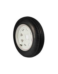 12 inch Trailer Tire and Spoked Wheel Assembly