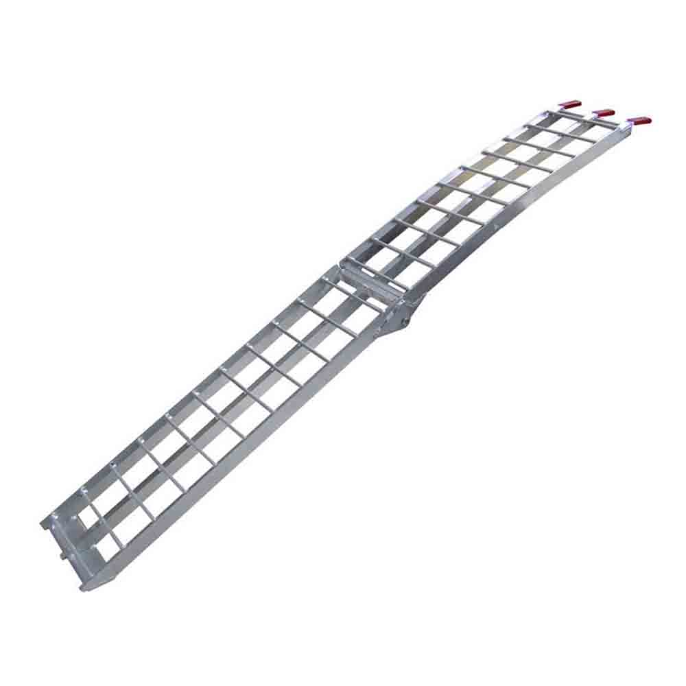 Arched, Bi-Fold, Single Aluminum Loading Ramp - 90