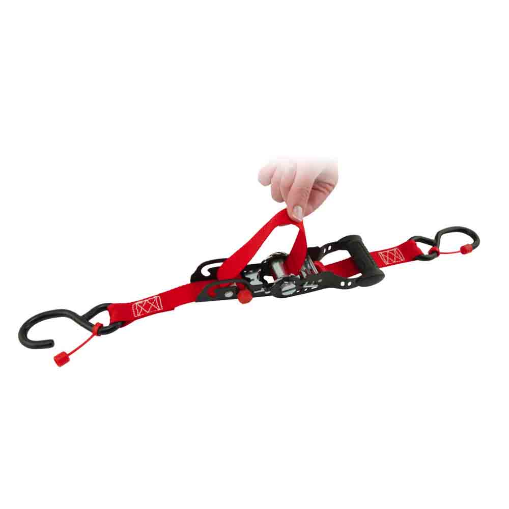 Pair of Sliding Ratchet Tie-Down Straps