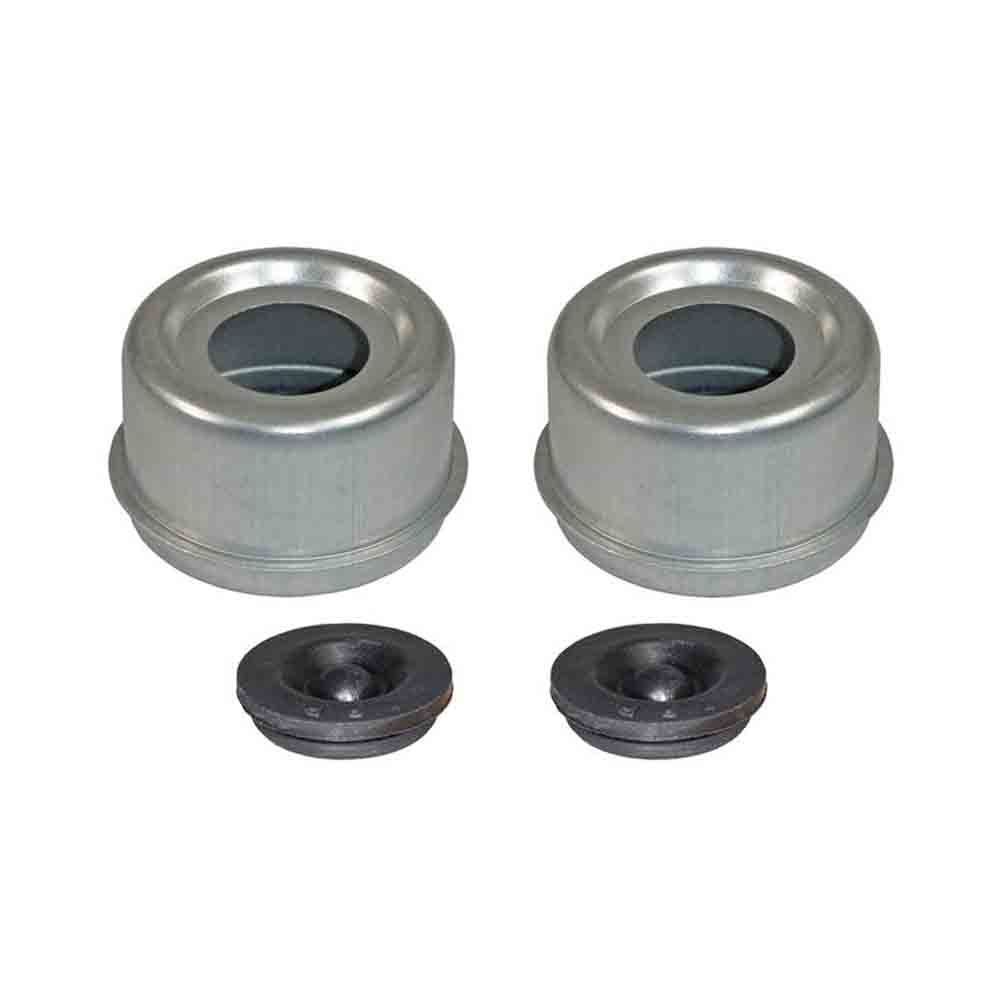 E-Z Lube Grease Caps with Rubber Plugs Pair