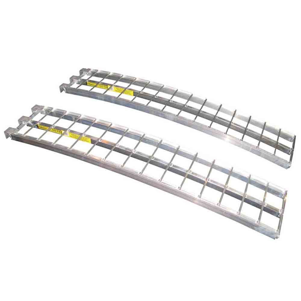 5 Feet x 12 Inch Arched Aluminum Loading Ramps